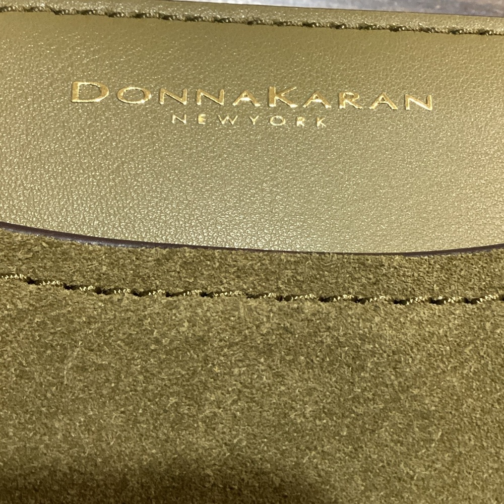Donna Karan Glenwood Suede Triple Compartment Crossbody with Beaded Tassel - Picture 5 of 14